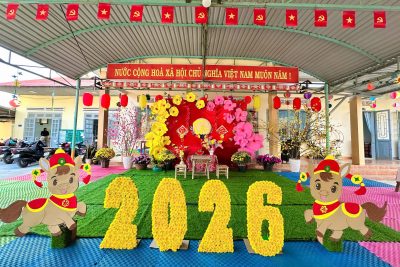🌹TRƯỜNG MẦM NON HOA HƯỚNG DƯƠNG TƯNG BỪNG CHÀO ĐÓN TẾT NGUYÊN ĐÁN BÍNH NGỌ 2026🌟